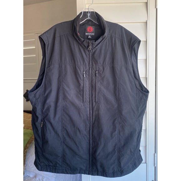 SCOTTeVEST Vest Mens XXL 2XL‎ Black SEV Travel  Utility Cargo Magnet Pockets TEC - Picture 1 of 15